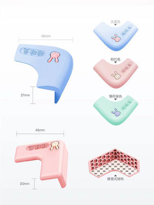 kaufen Der Zusammenstoß-Verhinderungs-Silikon-Streifen der Silikon-Kaninchen-Kinder schützt Babys vor stoßendem Tabellen-Ecken-weichem Streifen online manufacture