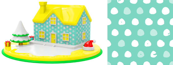 kaufen Kreatives Unterkunftsilikonmodell Babypuzzlespielsilikon-Wohnungsbau-Spielwaren Kinder online manufacture