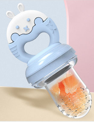 kaufen Baby-Ergänzungsnahrungsmittelgerät-zahnmedizinisches Gummi-Obst- und Gemüsebeißender Taschen-Knirschen-Stock-göttliches Werkzeug online manufacture