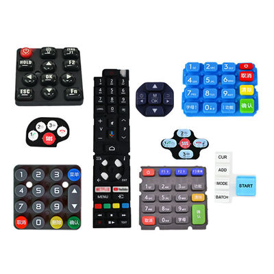 kaufen Individuelle Form Silicone Gummi Knopf Elektrische Stromversorgung OEM-Knopf online manufacture