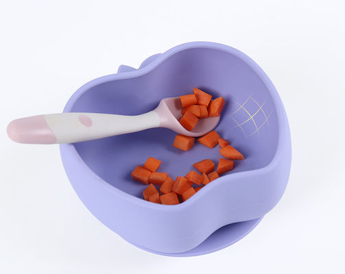 Baby-Silicone-Saugbecher ohne Bisphenol A Kinder-Silicone-Zusatz-Tischgeschirr Saugbecher und Schüsseln