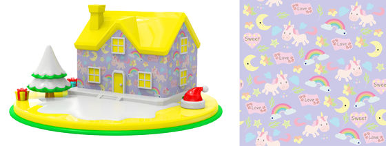 BPA-freies Silikon Baustein Set Kinder Lernspielzeug Silikon Stapel Spielzeug Silikon Haus Stapel