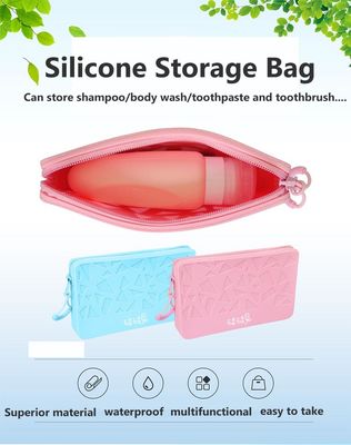 Silikon-Kaninchen-Quadrat-Silikon-kosmetische Speicher-Taschen-Mode-Normallack-Silikon-Änderungs-Speicher-Tasche