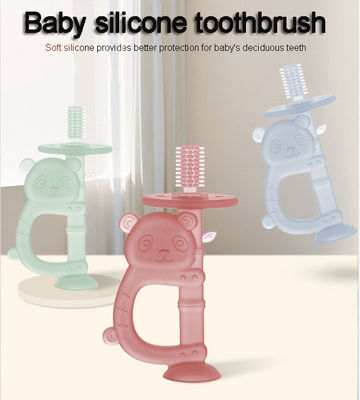 Zeichentrickfilm Kara-förmige Baby-Silicon-Zahnbürste Baby-Lebensmittel-Silicone-Kaugummi Baby-Handguss-Zahnmacher