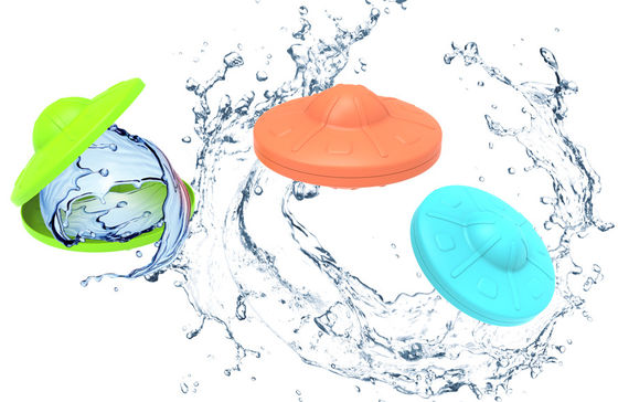 Wiederverwendbarer UFO-förmiger Wasserballon, Silikon-Spritz-Wasserball, Kinderspielzeug im Freien, Sommerfeier