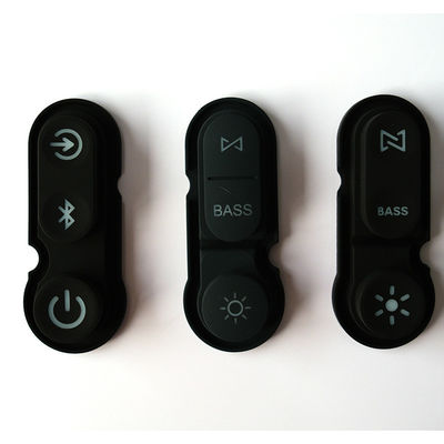 Fabrik angepasste Lautsprecherzubehör mit Silikonknöpfen Bluetooth-Lautsprecher-Tastaturen Tastatur Silikon-Tastaturen