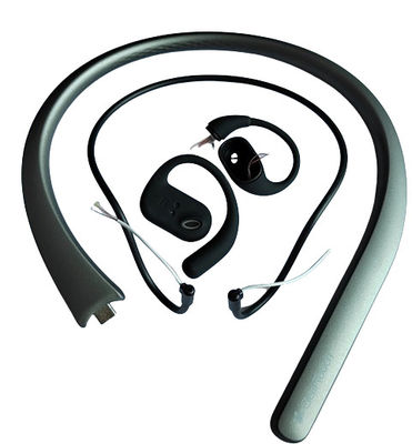 Zusammengefügte Hörgeräte Komponenten Halskette Bluetooth-Ohrhörer Silikonhalskette Zubehör